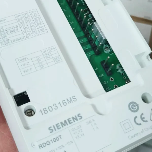 For Original Brand New Siemens RDG100T Wall Mounted Room Thermostats With LCD And Built In Humidity Sensor And Control Switch - Image 4