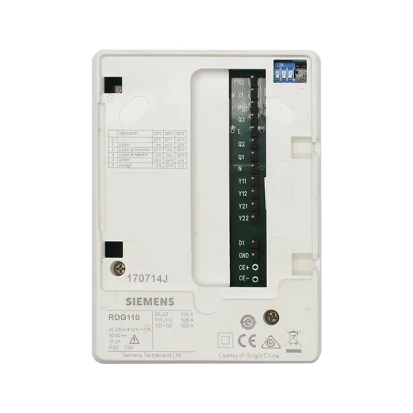 For Original Brand New Siemens RDG110 Wall Mounted Room Thermostats With LCD And Built In Humidity Sensor And Control Switch - Image 2