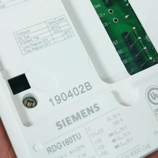 For Original Brand New Siemens RDG160TU Wall Mounted Room Thermostats With LCD And Built In Humidity Sensor And Control Switch - Image 4