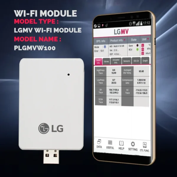 Mobile LGMV Monitoring View PLGMVW100 For Inspect Diagnosis And Monitor LG Air Conditioning Units Easily New And Original - Image 2