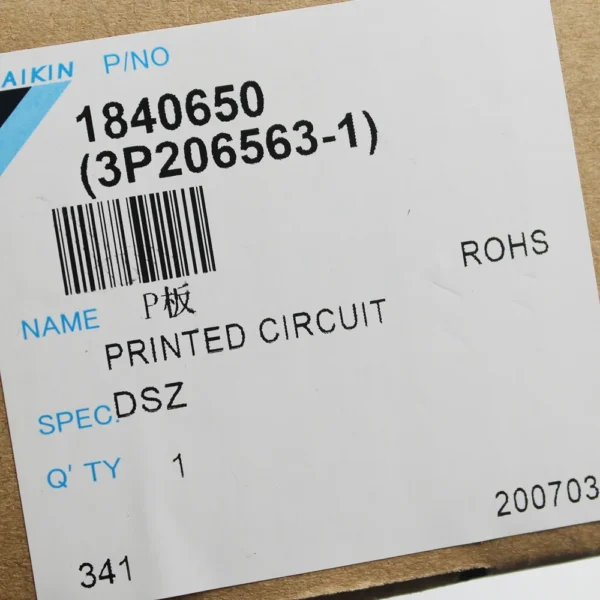 Printed Circuit Assy 3P206563-1 Part Number 1840650 For Daikin Indoor Unit FSAPP71AA FTK20KVM4 New And Original - Image 5