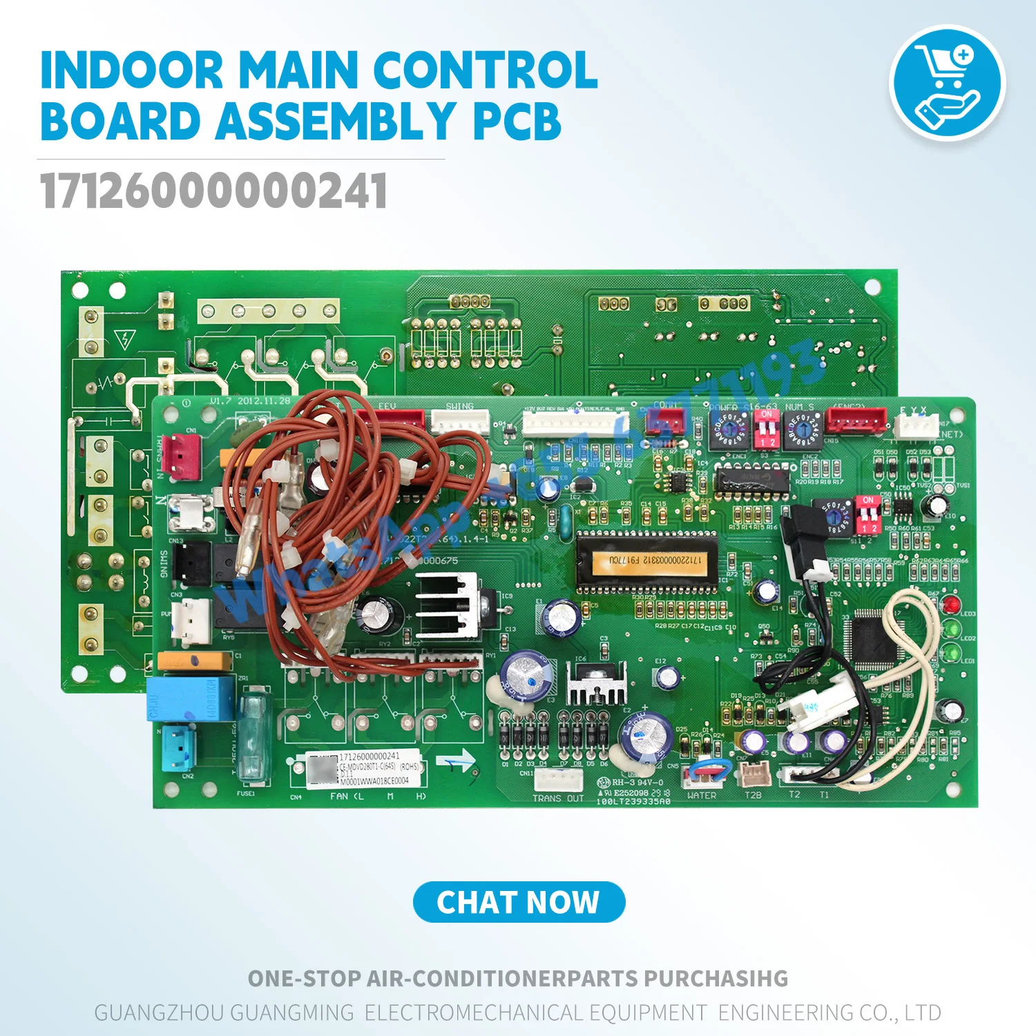 Indoor Main Control Board Assembly pcb 17126000000241 For Midea VRF Unit MDV CE-MDVD280T1-C 64S.D.1.1 air conditioner parts new