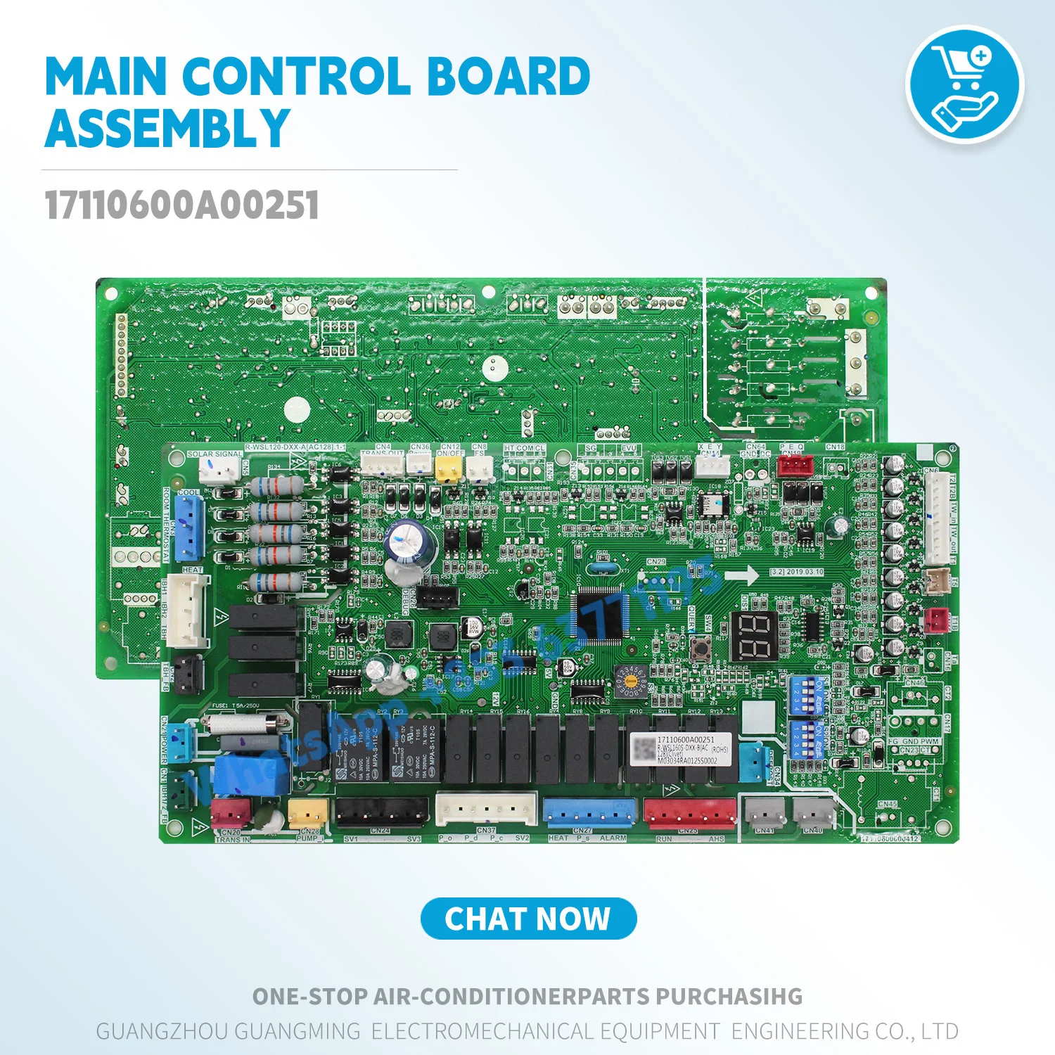 0utdoor Main Control Board Assembly 17110600A00251 For Clivet Midea MDV VRF Unit PCB HVAC Air Conditioner Original parts tools