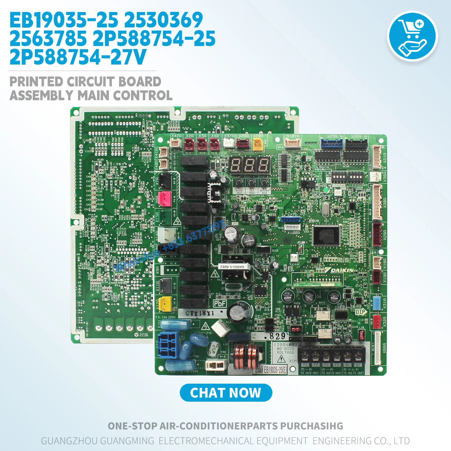 Printed Circuit Board Assembly main control EB19035-25 2530369 2563785 2P588754-25-27 for Daikin VRV Outdoor unit HVAC pcb parts