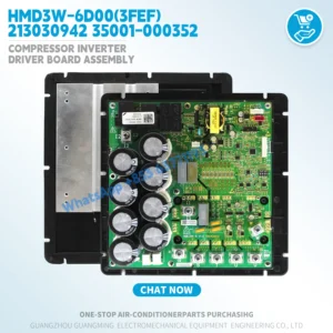 Compressor Inverter Driver Board Assembly HMD3W-6D00(3FEF)213030942 35001-000352 for HVAC VRF Outdoor unit air conditioner par