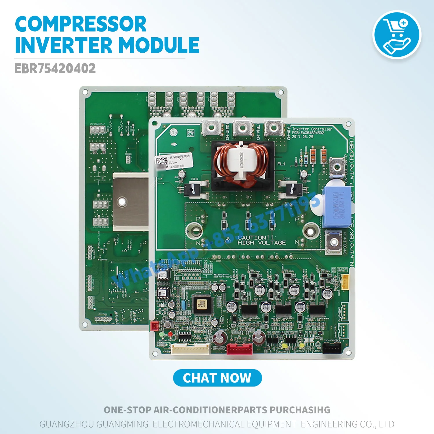 New Pcb inverter Assembly Main EBR75420402 EAX64824502 for LG Multi-V Outdoor Unit Board HVAC Air Conditioner parts tools