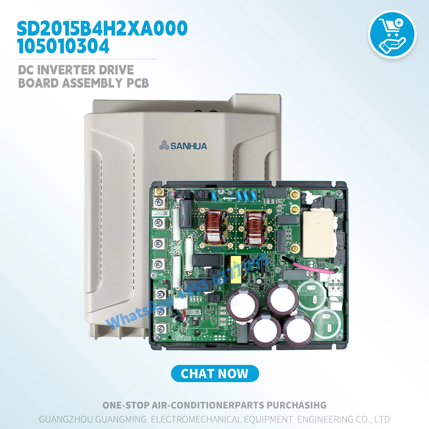 New DC Inverter Drive Board Assembly Pcb SD2015B4H2XA000 105010304 sanhua VRF Outdoor unit HVAC Air Conditioner parts Origina