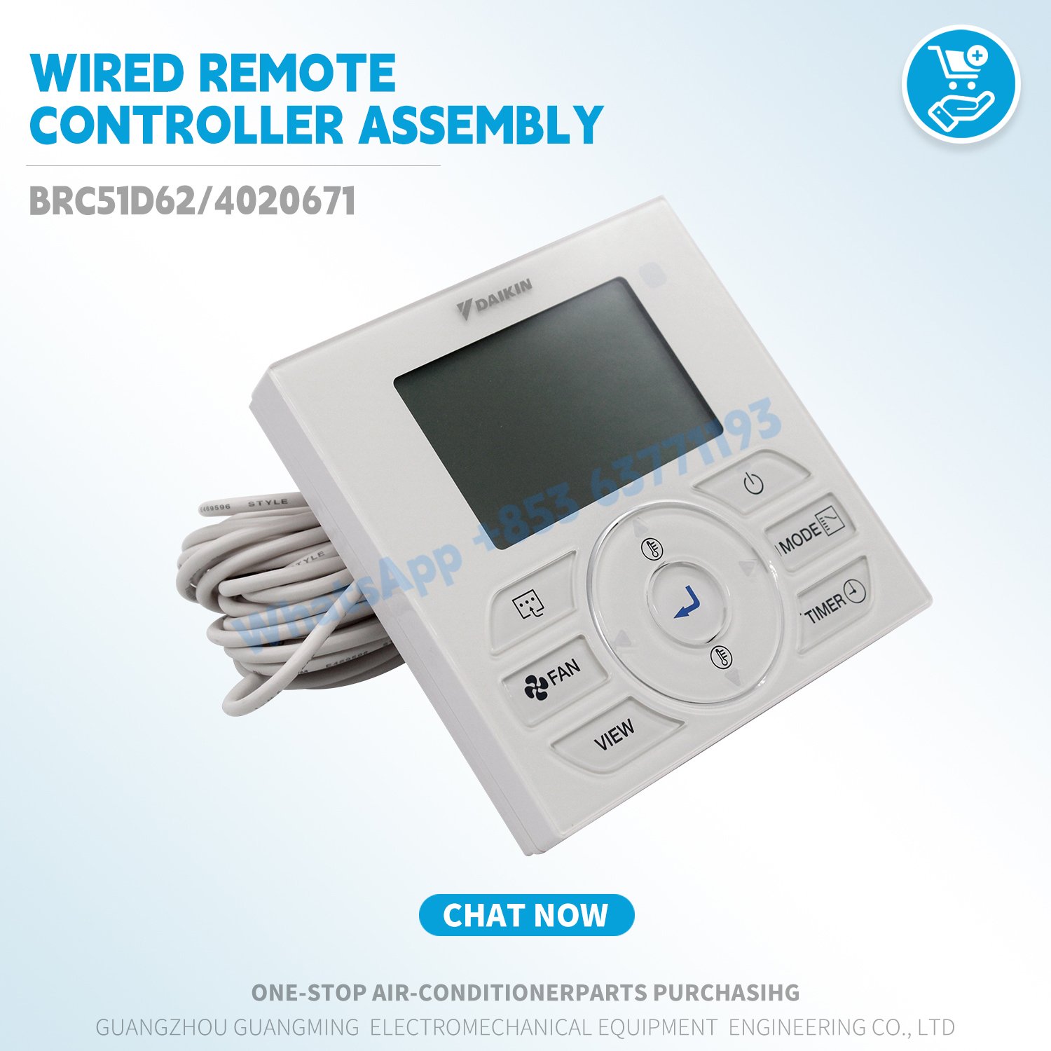 New wired remote controller Assembly BRC51D62 4020671 for Daikin VRV Indoor unit Thermostat Air Conditioner parts Original - Image 6