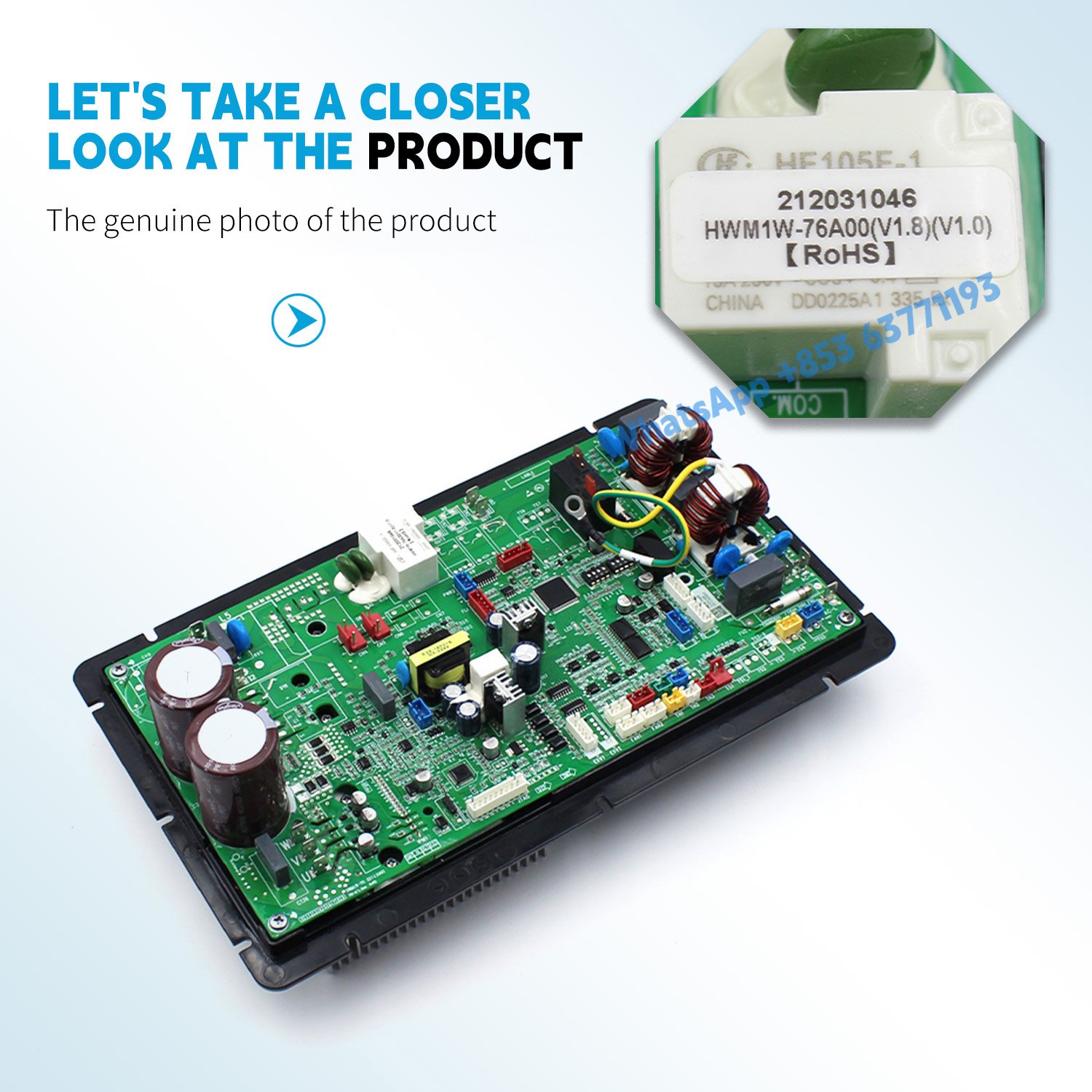 New Inverter Driver control Board Assembly 212031046 HWM1W-76A00(V1.8)(V1.0) for HVAC VRF Outdoor unit pcb air conditioner parts - Image 4