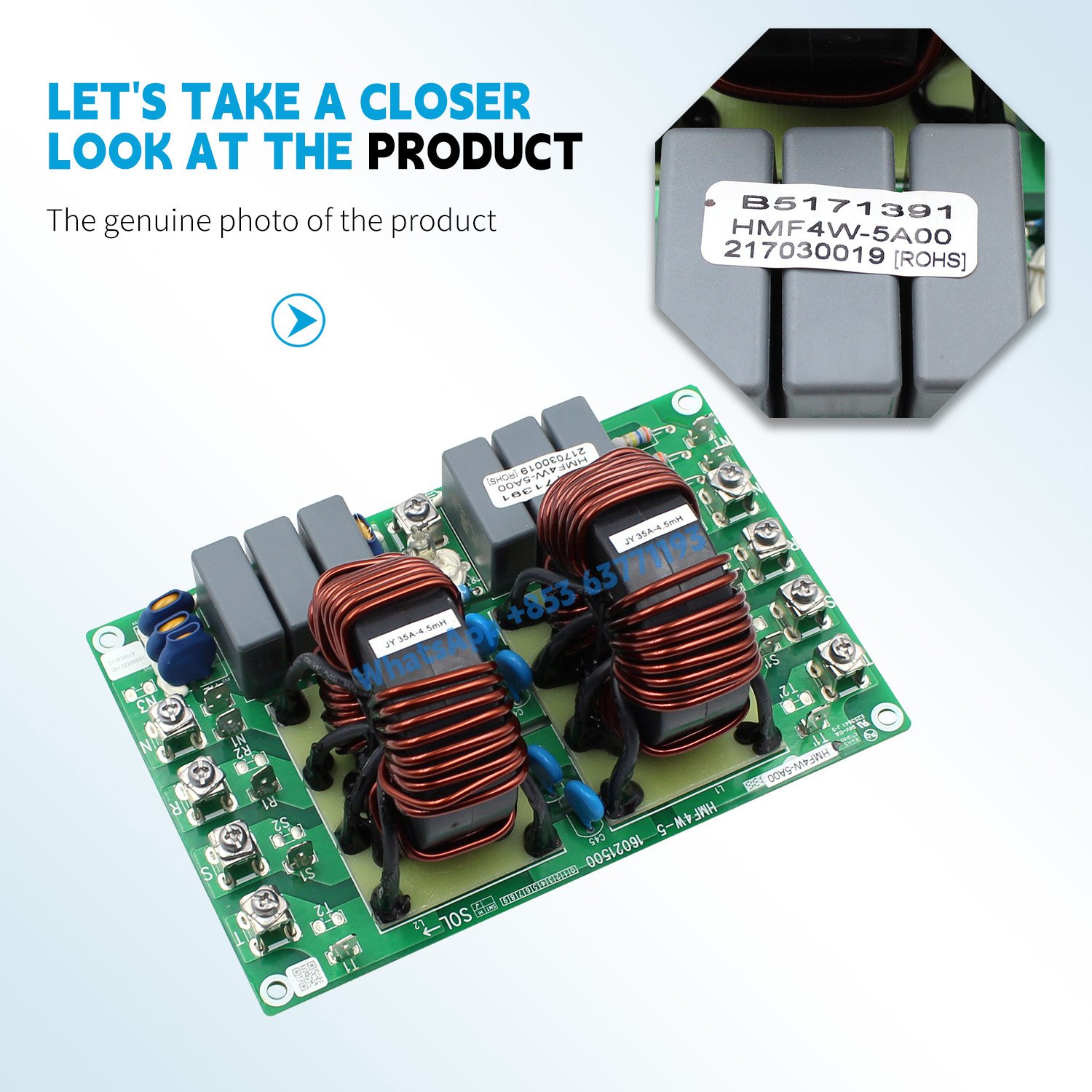 New Capacitor Noise filter board PCB Assembly HMF4W-5A00 B5171391 217030019 for TICA VRF Outdoor unit HVAC air conditioner parts - Image 3