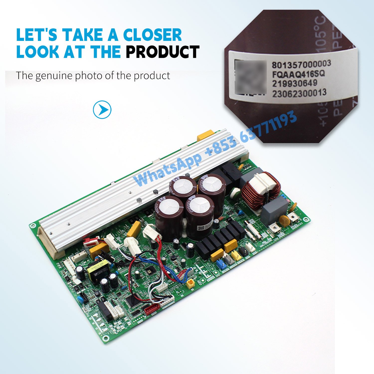 Inverter Control Drive Main Board Assembly 801357000003 219930649 23062300013 for Trane Chigo VRF Outdoor unit HVAC pcb Module - Image 4