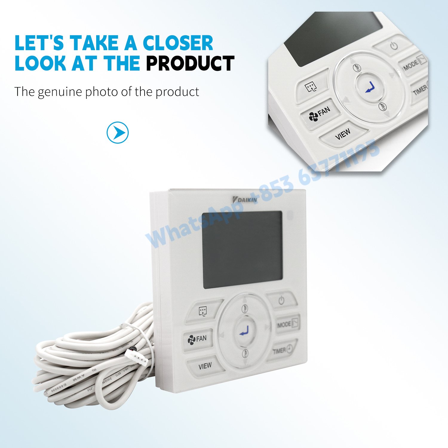 New wired remote controller Assembly BRC51D62 4020671 for Daikin VRV Indoor unit Thermostat Air Conditioner parts Original - Image 4