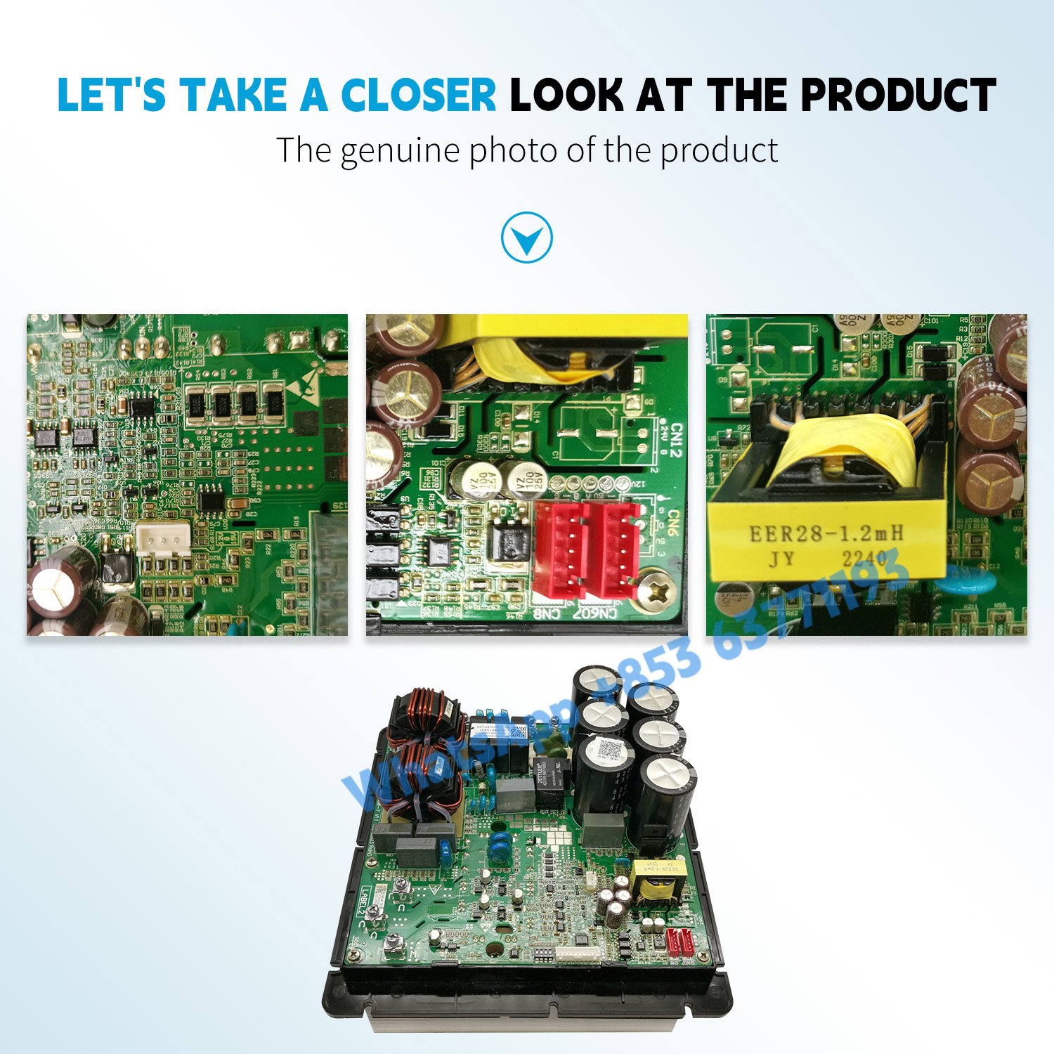 New Inverter Pcb Assembly MC830(50A)B01 AC5BI07.WM.V002(V1.2) L04084615831 X2212040029 for McQuay VRF Air Conditioner Parts - Image 3