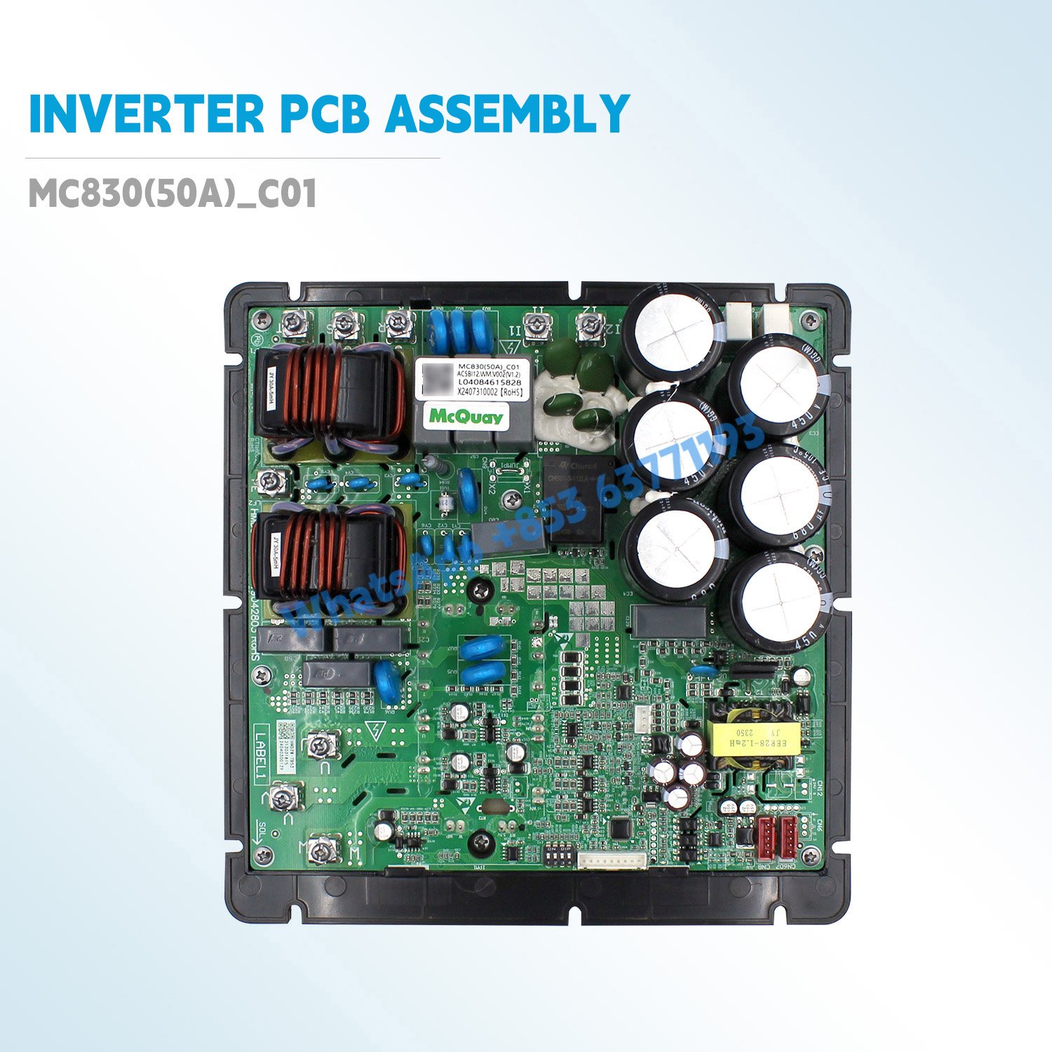 New Inverter Pcb Assembly MC830(50A)_C01 AC5BI12.WM.V002(V1.2) L04084615828 X2407310002 for McQuay VRF HAVC air conditioner part - Image 5