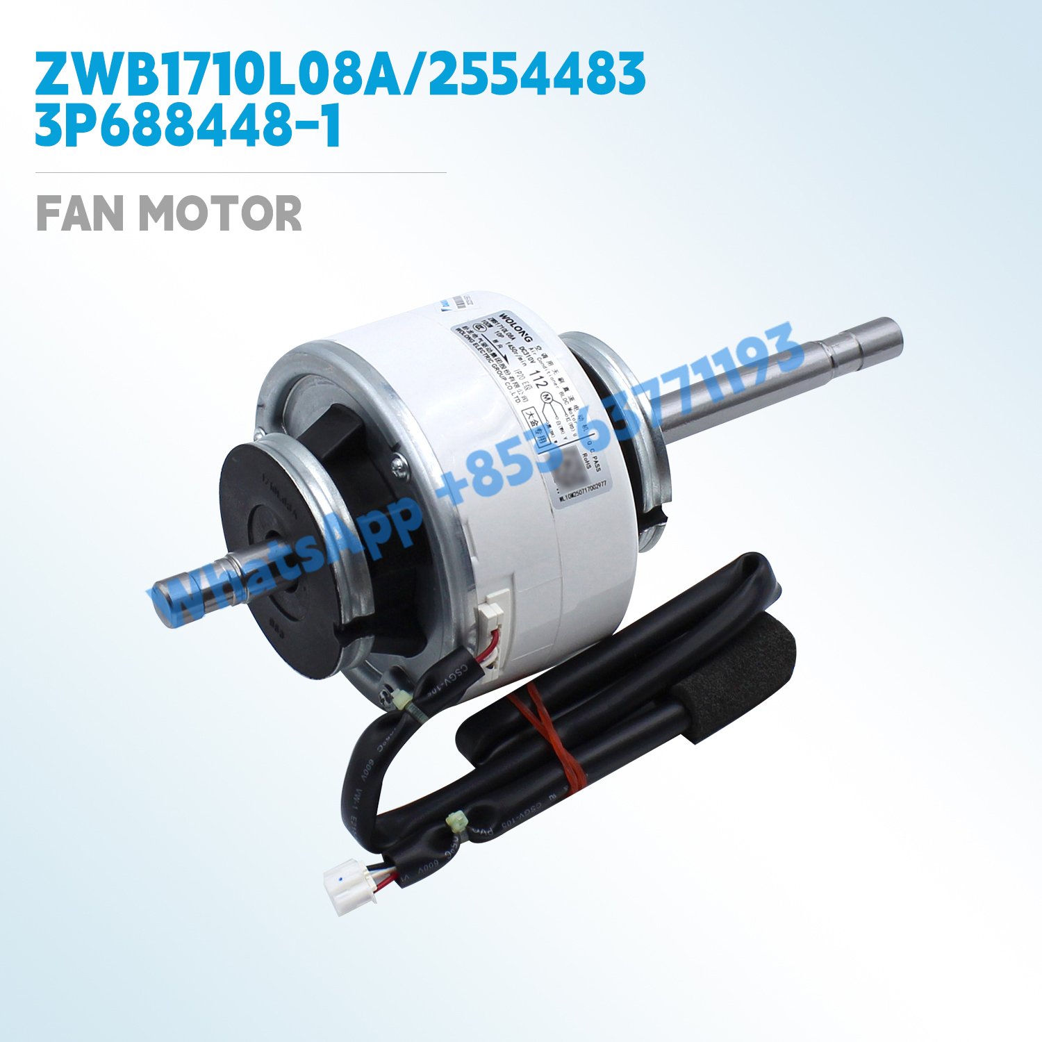 New BLDC fan motor 2554483 3P688448-1 ZWB1710L08A 310V 100W 1450r/min 112 for Daikin VRV Outdoor unit air conditioner parts - Image 5