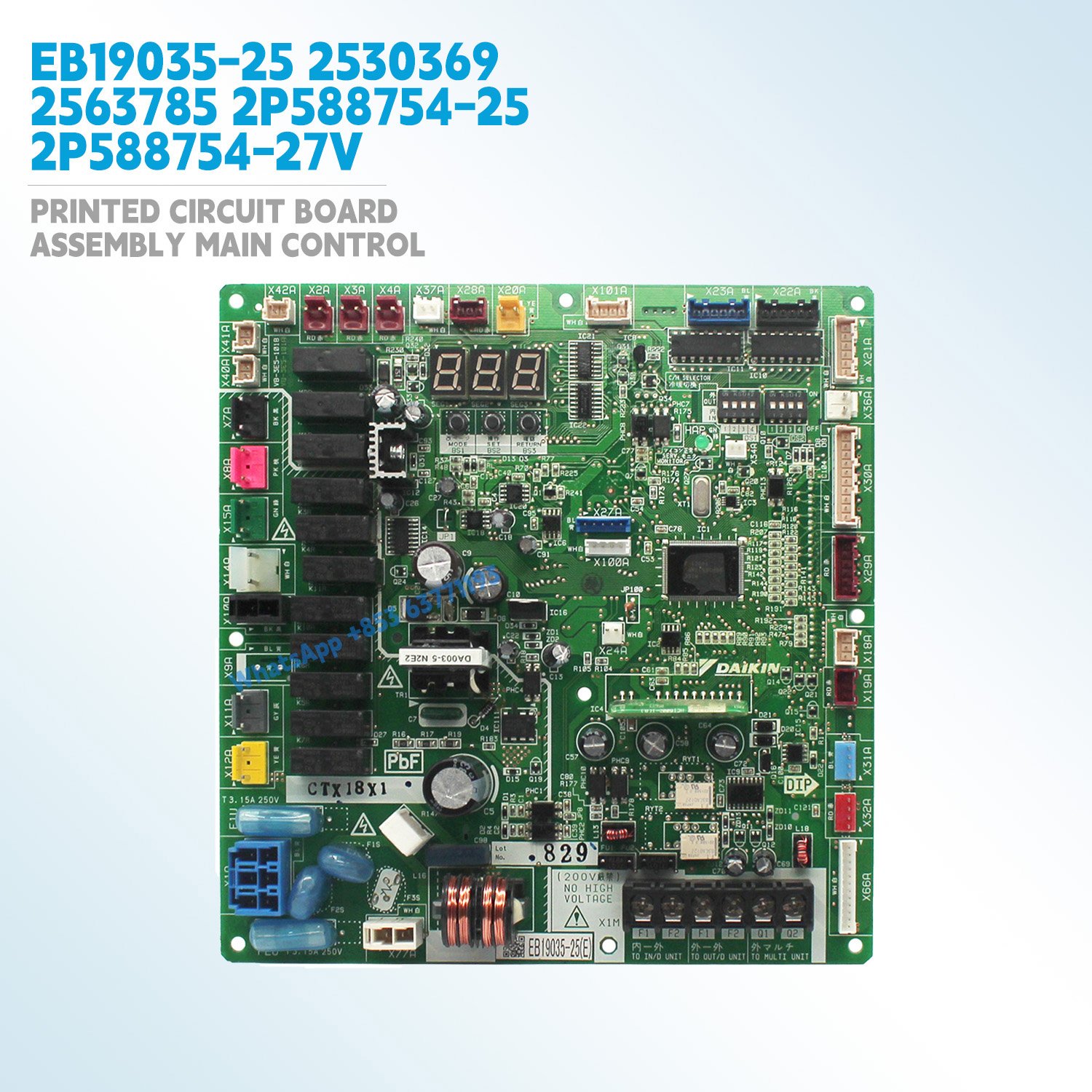 Printed Circuit Board Assembly main control EB19035-25 2530369 2563785 2P588754-25-27 for Daikin VRV Outdoor unit HVAC pcb parts - Image 5