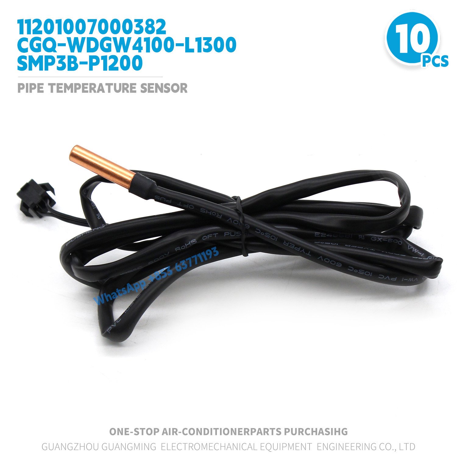 Pipe Temperature Sensor Thermistor Assembly 11201007000382 CGQ-WDGW4100 ...