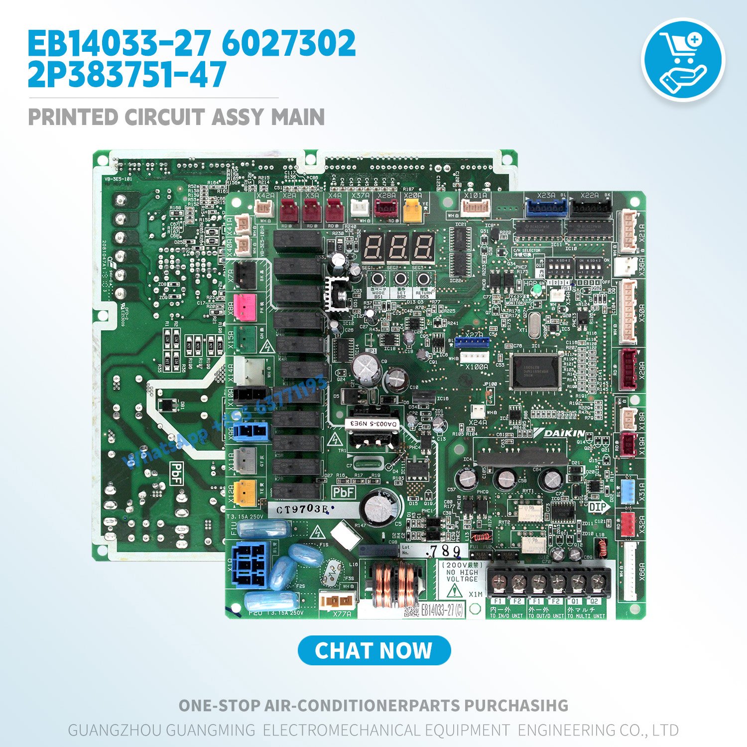 Printed Circuit Assy Main control Board EB14033-27 2P383751-47 6027302 for Daikin VRV Outdoor unit air conditioner parts HVACpcb